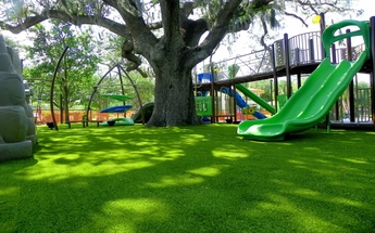 Playground grass, Artificial grass installation